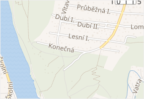 Konečná v obci Březová-Oleško - mapa ulice