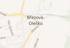 Krátká v obci Březová-Oleško - mapa ulice