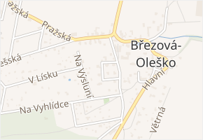 Lipová v obci Březová-Oleško - mapa ulice