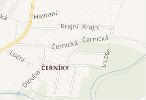 Lomená v obci Březová-Oleško - mapa ulice