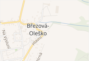 Nad Cihelnou v obci Březová-Oleško - mapa ulice