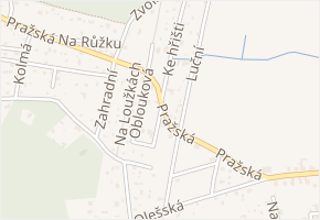 Oblouková v obci Březová-Oleško - mapa ulice