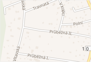 Průběžná II. v obci Březová-Oleško - mapa ulice