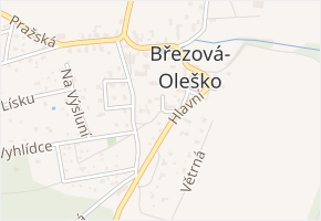 Slunná v obci Březová-Oleško - mapa ulice