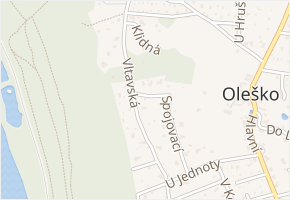 Vltavská v obci Březová-Oleško - mapa ulice
