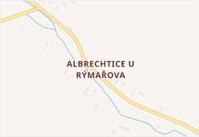 Albrechtice u Rýmařova v obci Břidličná - mapa části obce