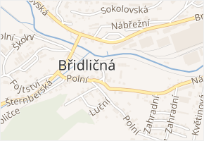 Chalupnická v obci Břidličná - mapa ulice