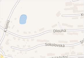 Dlouhá v obci Břidličná - mapa ulice