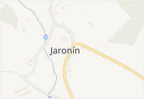 Jaronín v obci Brloh - mapa části obce