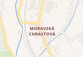 Moravská Chrastová v obci Brněnec - mapa části obce