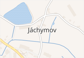 Jáchymov v obci Brniště - mapa části obce