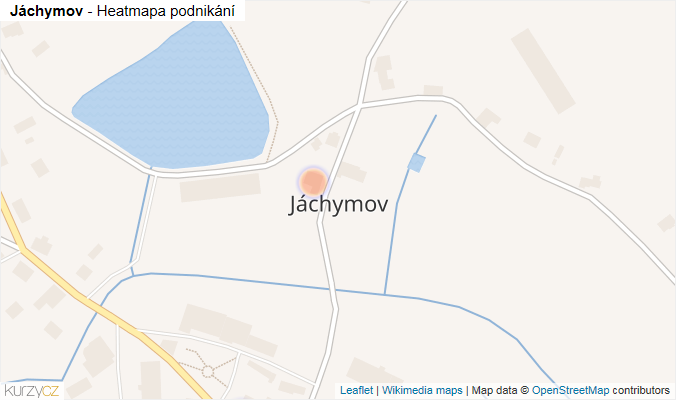Mapa Jáchymov - Firmy v části obce.