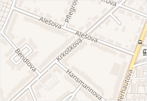 Alešova v obci Brno - mapa ulice