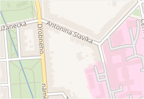 Antonína Slavíka v obci Brno - mapa ulice