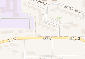 Arménská v obci Brno - mapa ulice