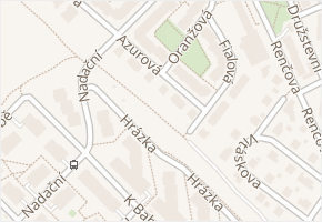 Azurová v obci Brno - mapa ulice
