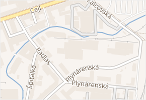 Barvířská v obci Brno - mapa ulice
