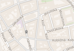 Běhounská v obci Brno - mapa ulice