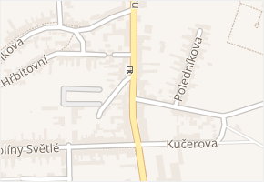 Belcrediho v obci Brno - mapa ulice