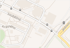 Bělohorská v obci Brno - mapa ulice