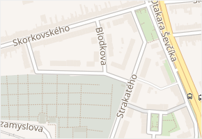 Blodkova v obci Brno - mapa ulice