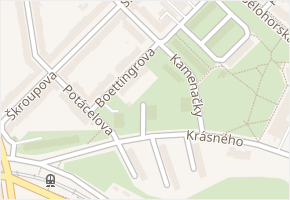 Boettingrova v obci Brno - mapa ulice