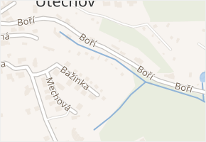 Boří v obci Brno - mapa ulice