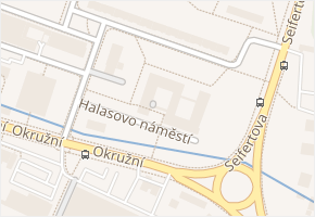 Borkovcova v obci Brno - mapa ulice
