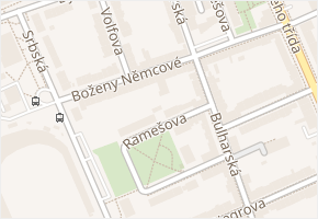 Boženy Němcové v obci Brno - mapa ulice