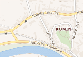 Branka v obci Brno - mapa ulice