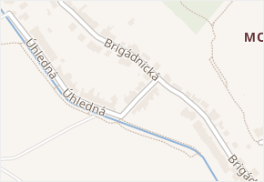 Brigádnická v obci Brno - mapa ulice
