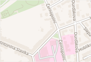 Černopolní v obci Brno - mapa ulice