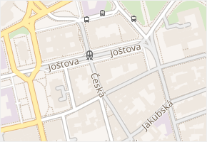 Česká v obci Brno - mapa ulice