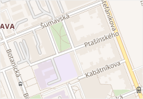 Chaloupeckého náměstí v obci Brno - mapa ulice