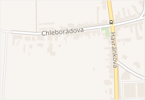 Chleborádova v obci Brno - mapa ulice
