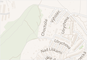 Chochola v obci Brno - mapa ulice