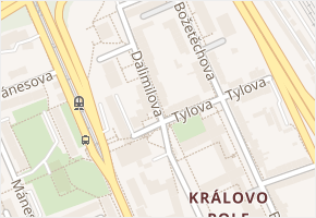 Dalimilova v obci Brno - mapa ulice