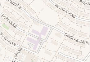 Dědická v obci Brno - mapa ulice