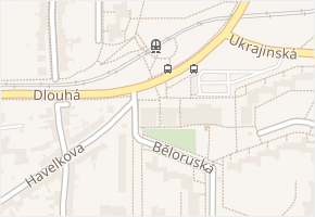 Dlouhá v obci Brno - mapa ulice
