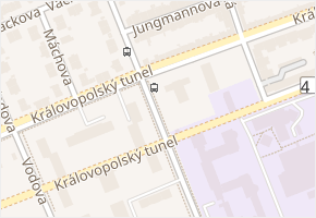 Dobrovského v obci Brno - mapa ulice