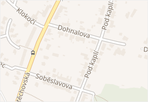 Dohnalova v obci Brno - mapa ulice