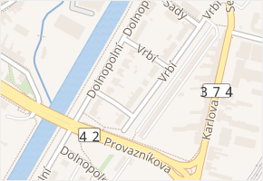 Dolnopolní v obci Brno - mapa ulice