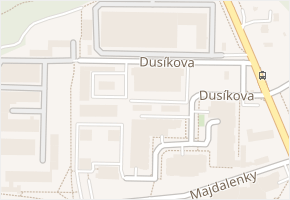 Dusíkova v obci Brno - mapa ulice