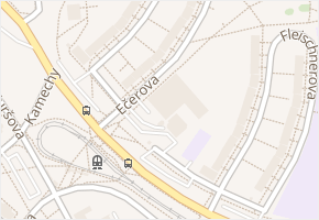 Ečerova v obci Brno - mapa ulice