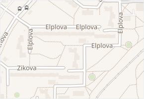 Elplova v obci Brno - mapa ulice