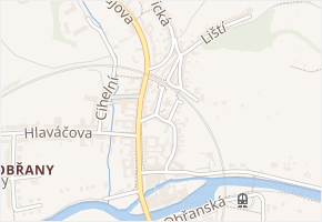 Faulhabrova v obci Brno - mapa ulice
