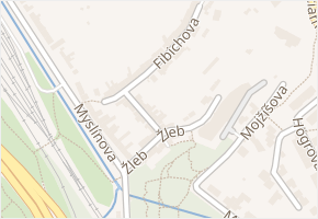 Fibichova v obci Brno - mapa ulice