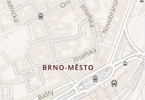 Františkánská v obci Brno - mapa ulice