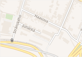 Haasova v obci Brno - mapa ulice