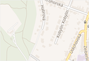 Habrová v obci Brno - mapa ulice